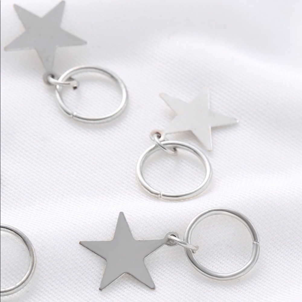 Trendy Star Hair Rings - Picture 3 of 4